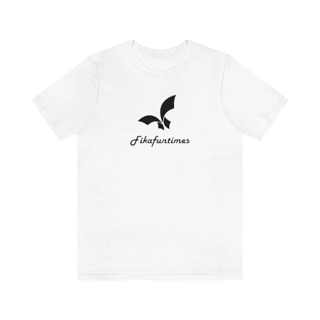 Unisex Crew Neck Fikafuntimes Print Jersey T-Shirt