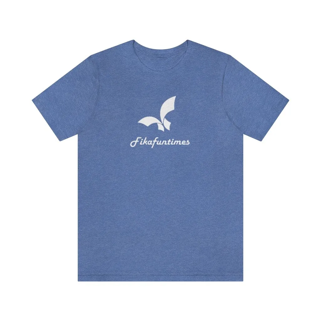 Unisex Crew Neck Fikafuntimes Print Jersey T-Shirt
