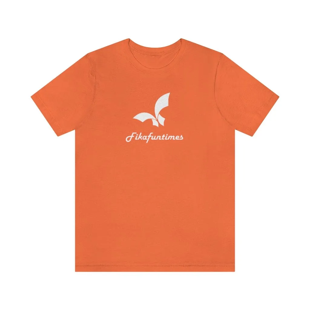 Unisex Crew Neck Fikafuntimes Print Jersey T-Shirt