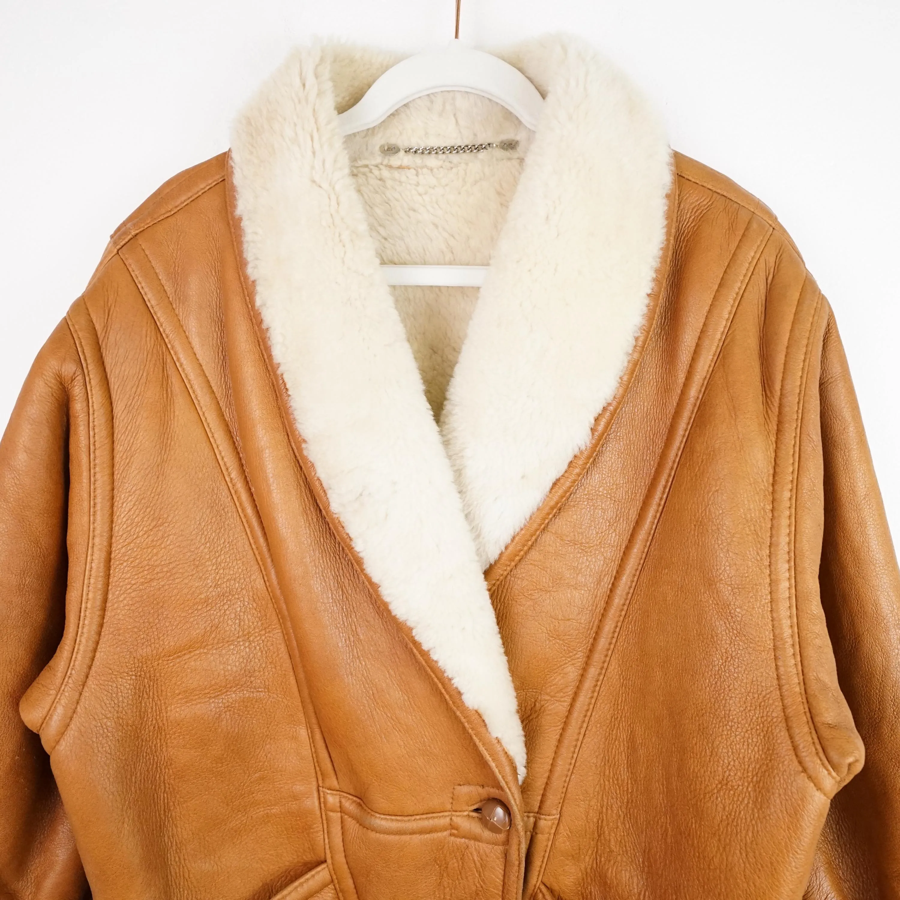 Vintage Shearling Coat Size L