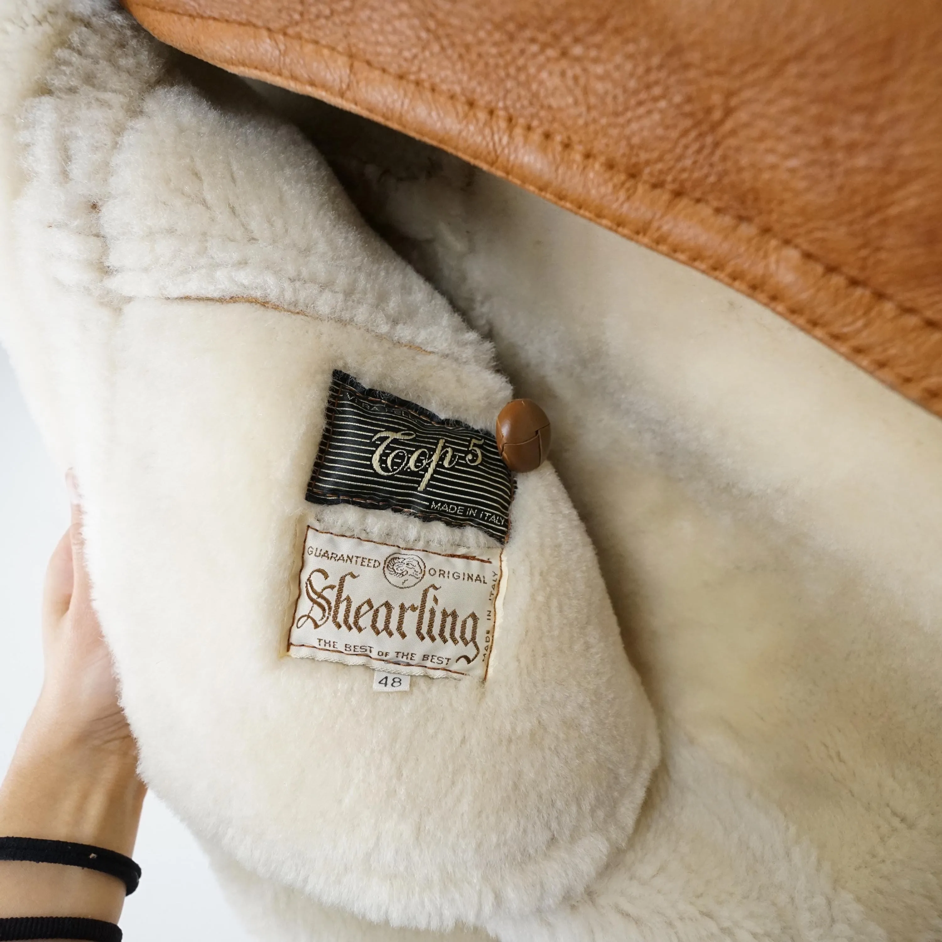 Vintage Shearling Coat Size L