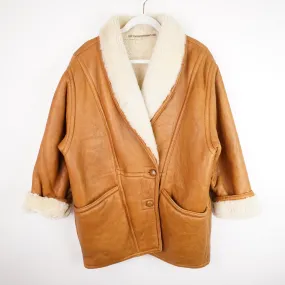 Vintage Shearling Coat Size L