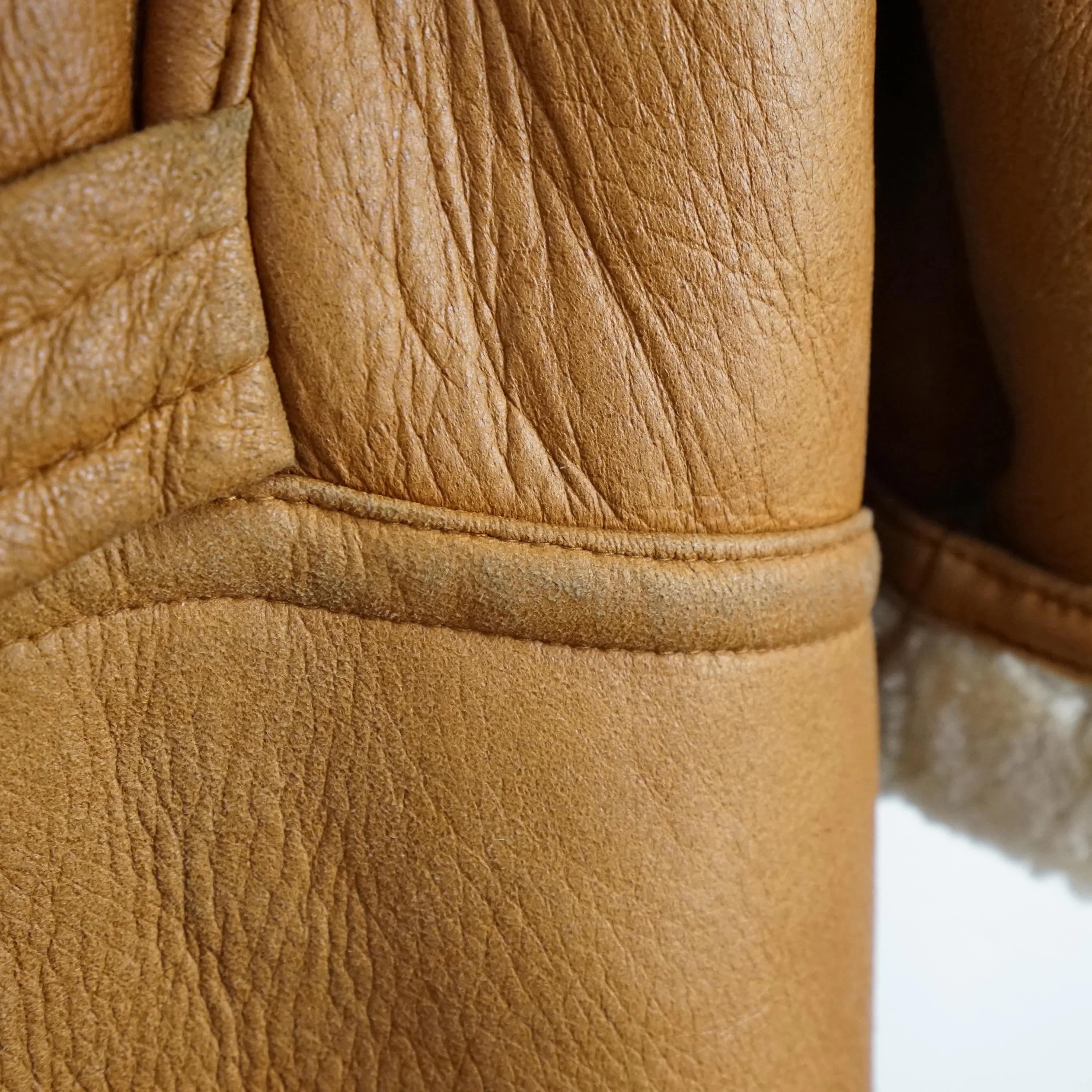 Vintage Shearling Coat Size L