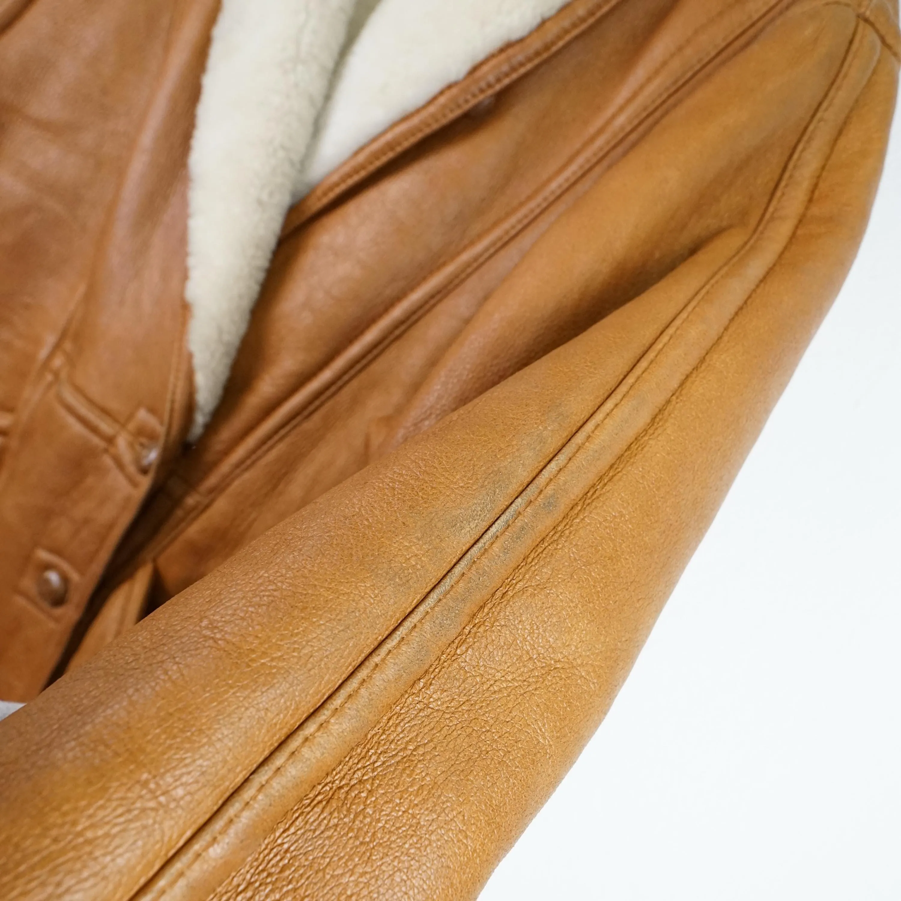 Vintage Shearling Coat Size L