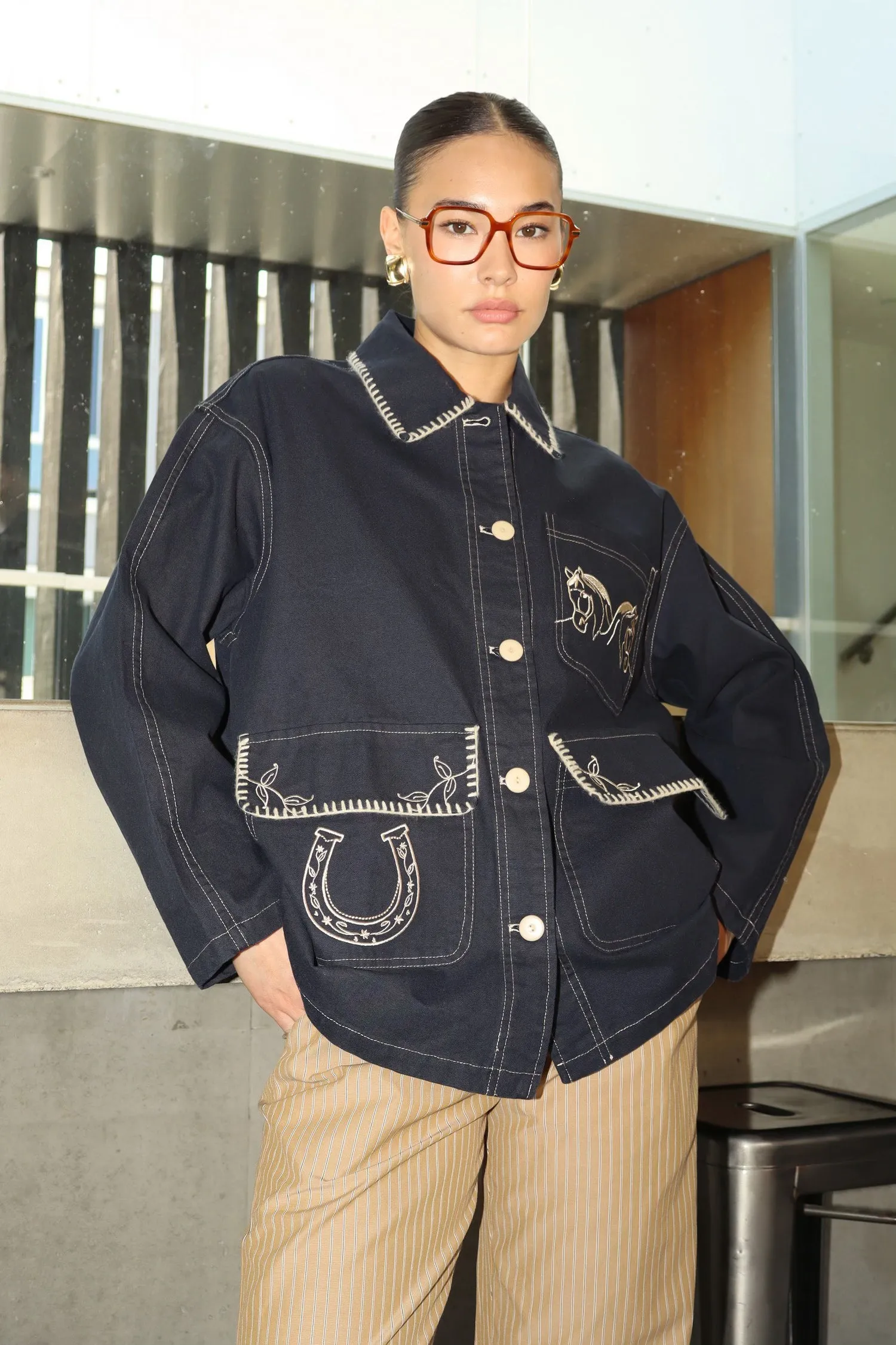 Wild Frontier Denim Shacket
