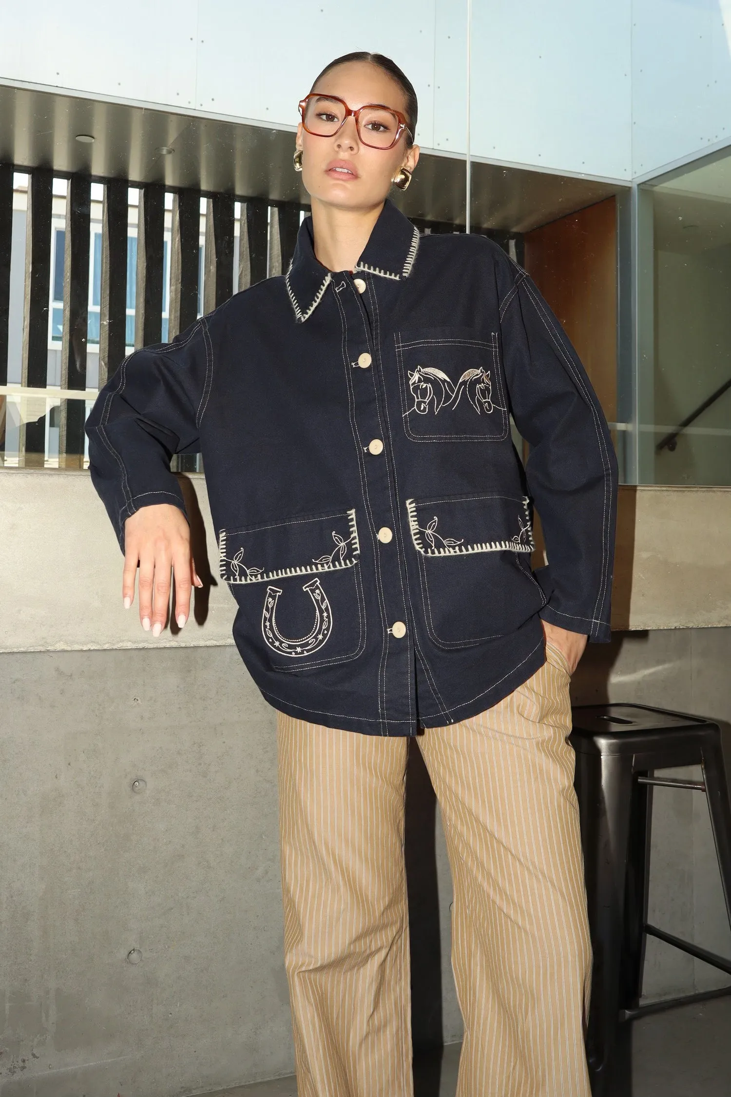 Wild Frontier Denim Shacket