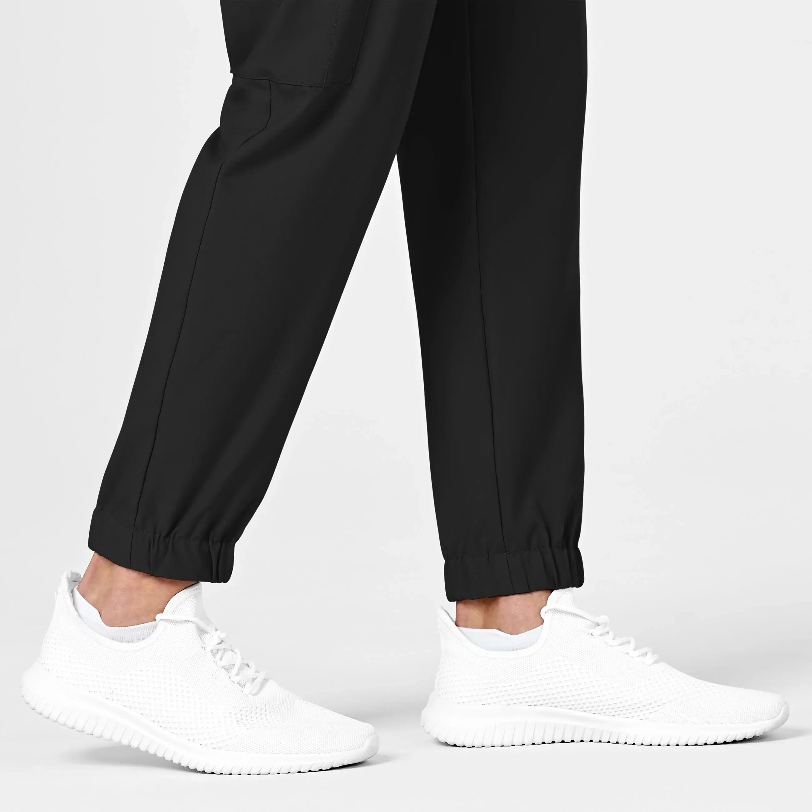 Wink Men's W123 Cargo Jogger Scrub Pant - Black
