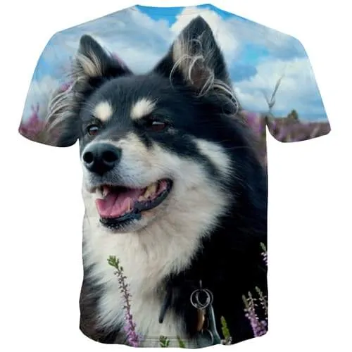 Wolf T-shirt Men Animal Tshirts Cool Terror T-shirts 3d Funny Tshirt Anime Halloween T shirts Funny Short Sleeve Punk Rock Men