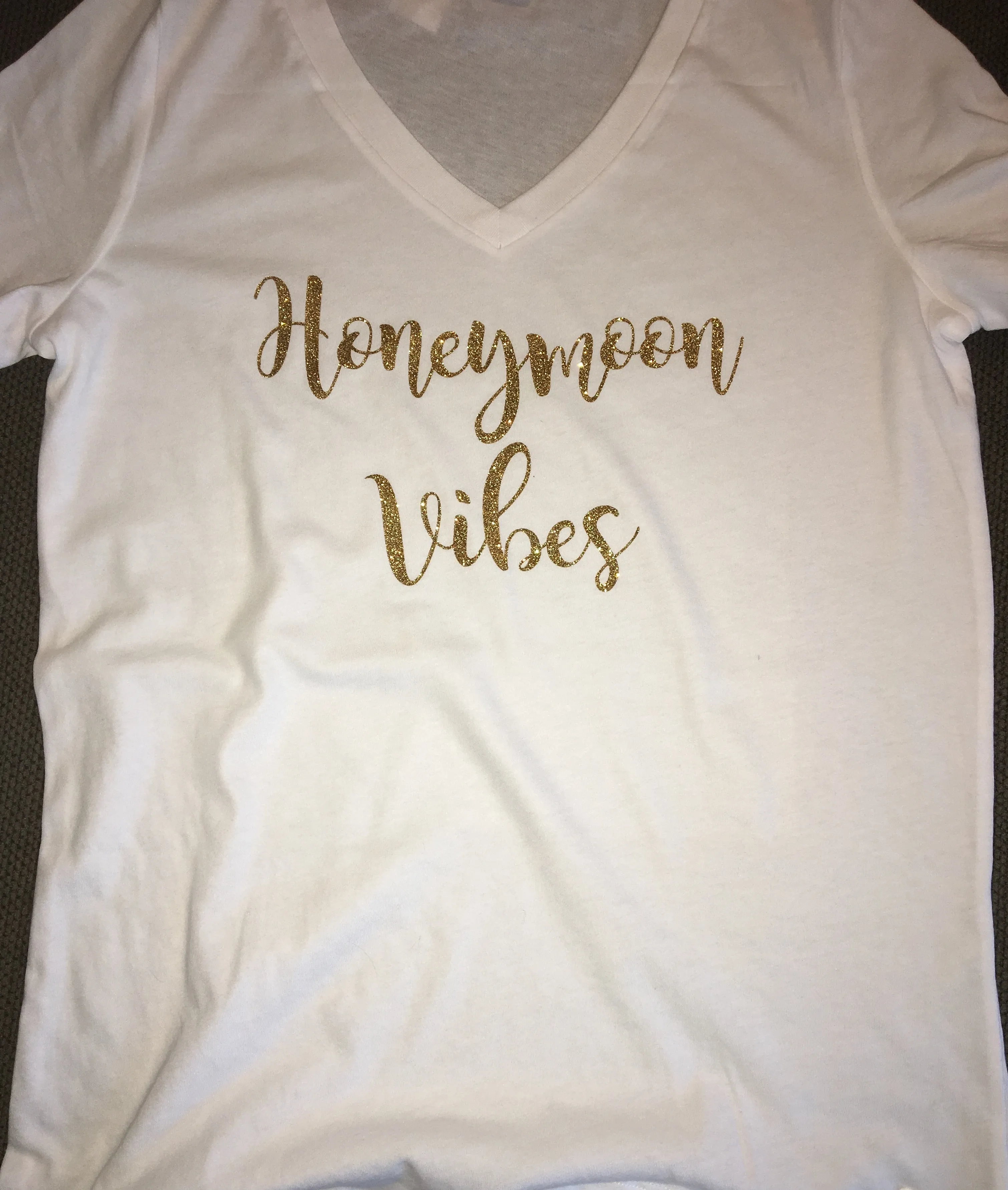 Women's Shirt, Honeymoon Vibes, Just Married