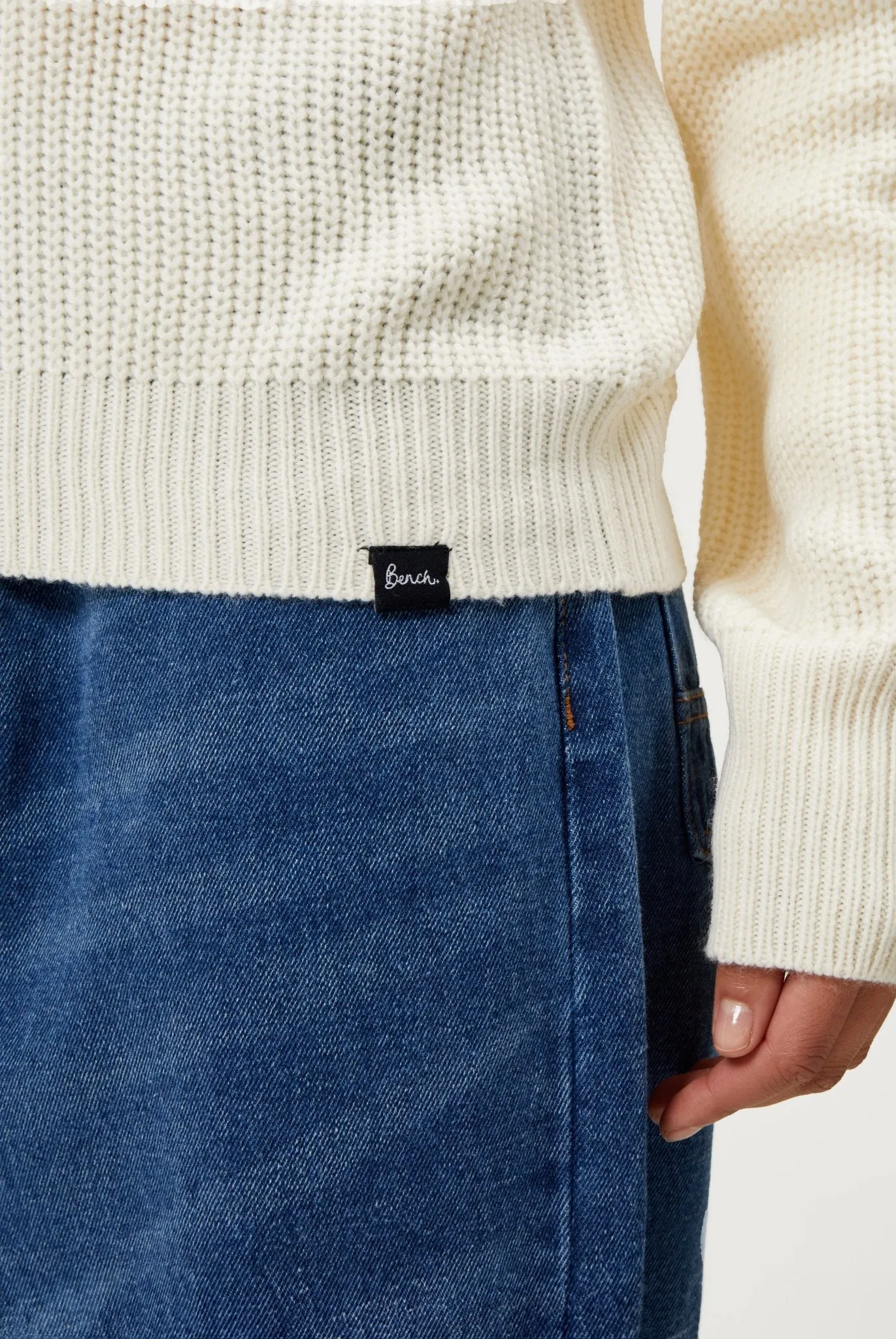 Women's 'THURYNN' Funnel Knit | ECRU