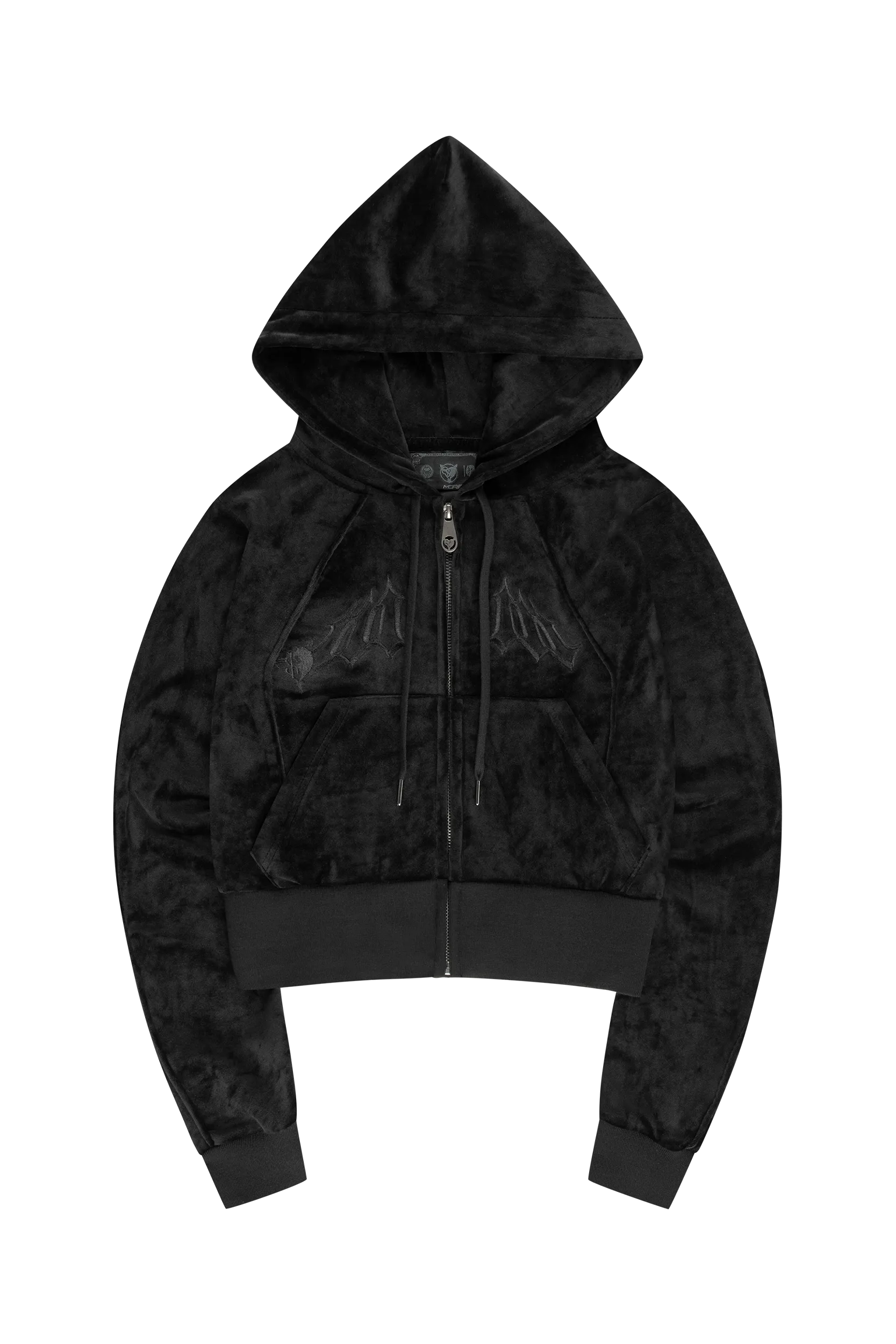 WOMEN'S VELOUR JACKET BLACK