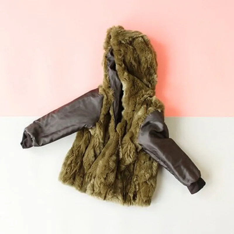 Women's Winter Casual Warm Thick Short Parka With Raccoon Fur
