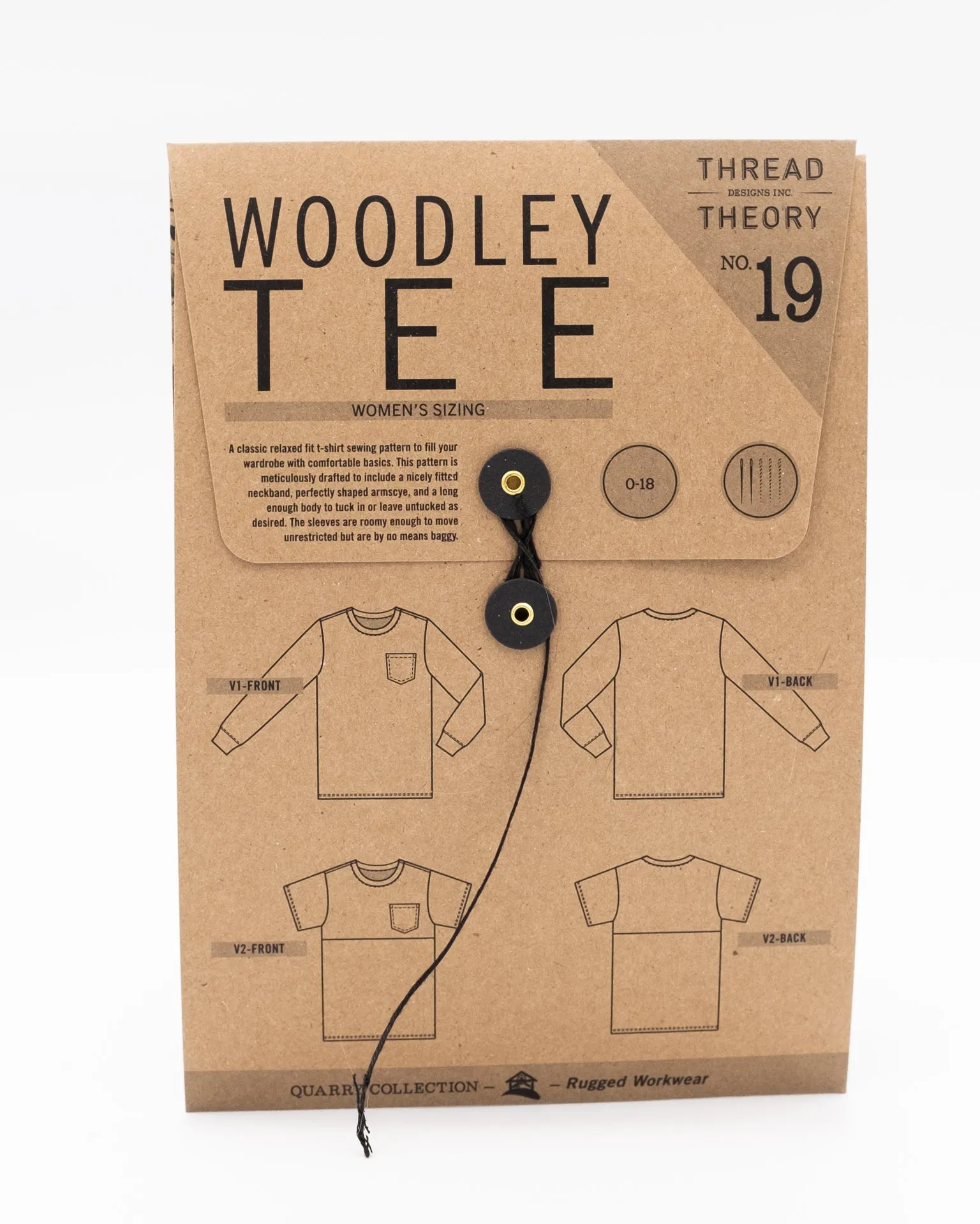 Woodley Tee Tissue Pattern - Women's Sizing