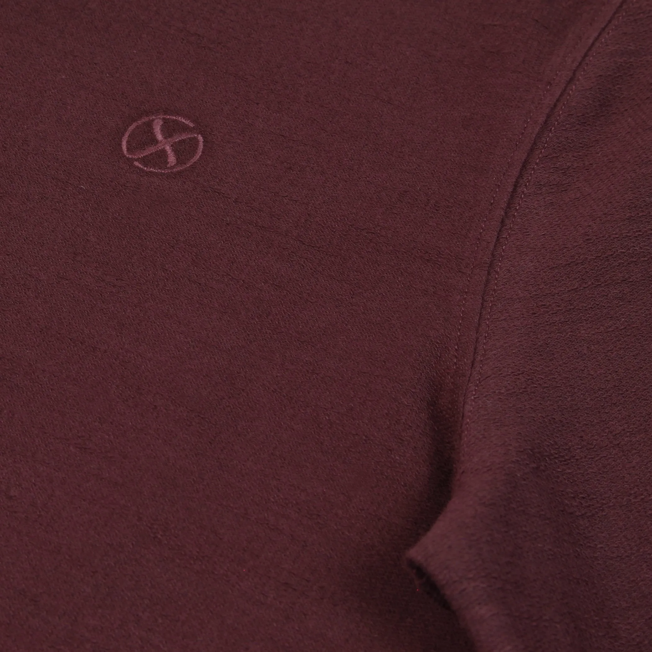 Xact Men's Collarless Grandad Henley T-Shirt, Long Sleeve, 100% Cotton, 200 GSM